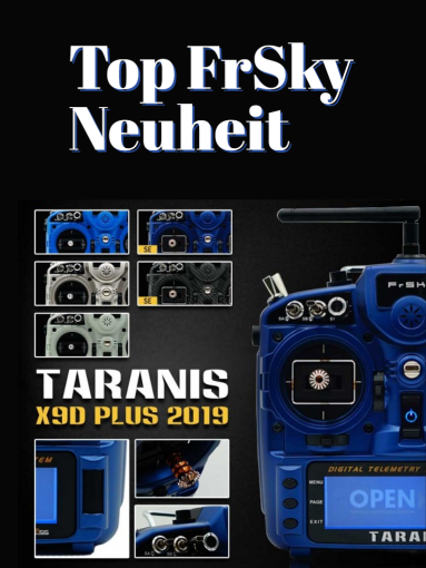 Thumbnail - Top Neuheit von FrSky Taranis X9D Plus in der 2019 Version
