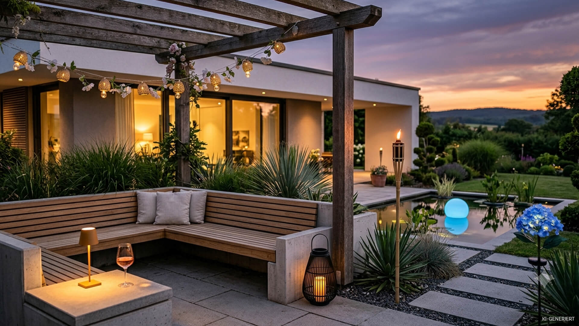 Gemütliche Gartenbeleuchtung ohne Kabel: 3 einfache Ideen für deine Sommeroase