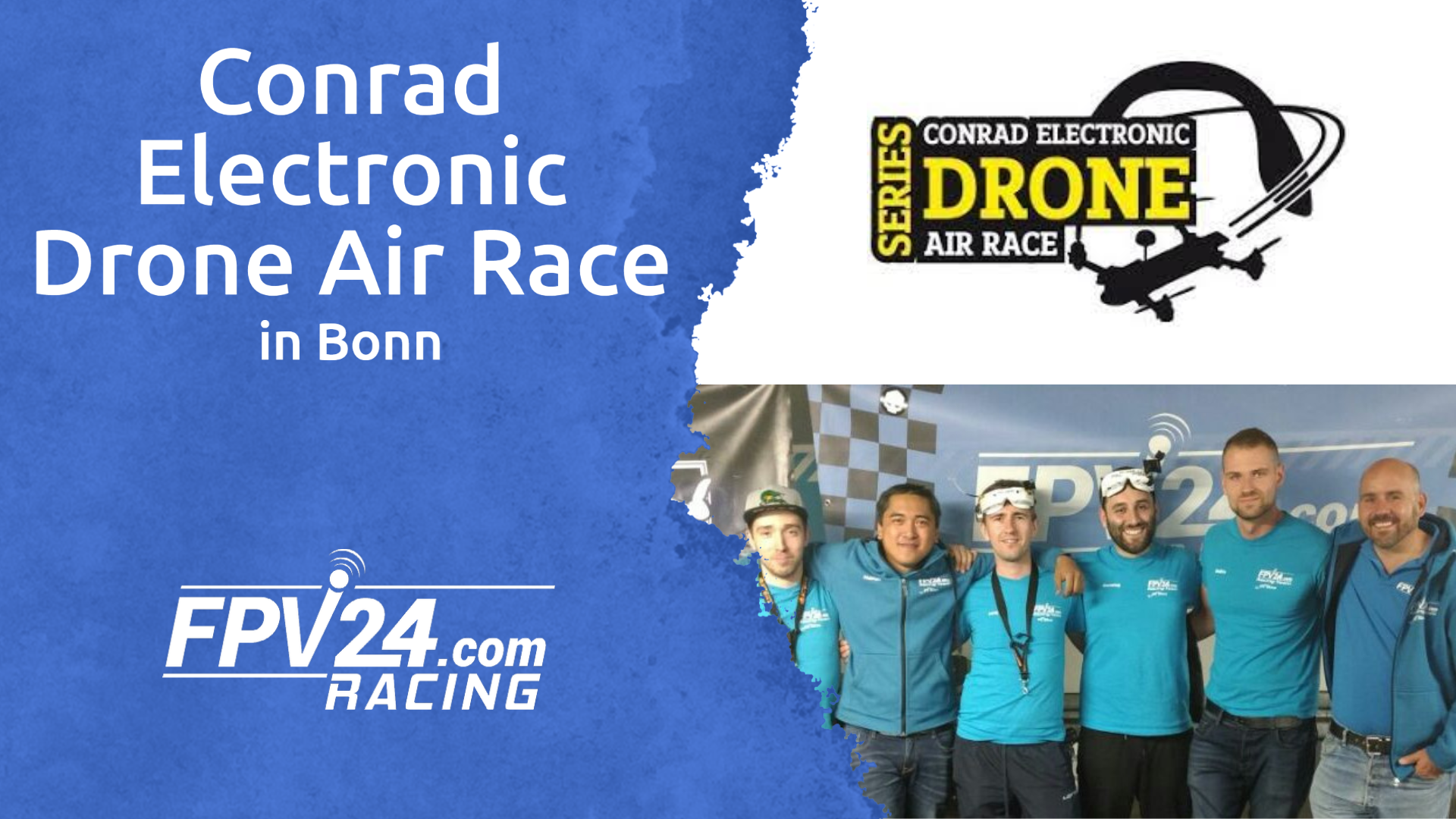 2. Platz beim Conrad Electronic Drone Air Race Bonn