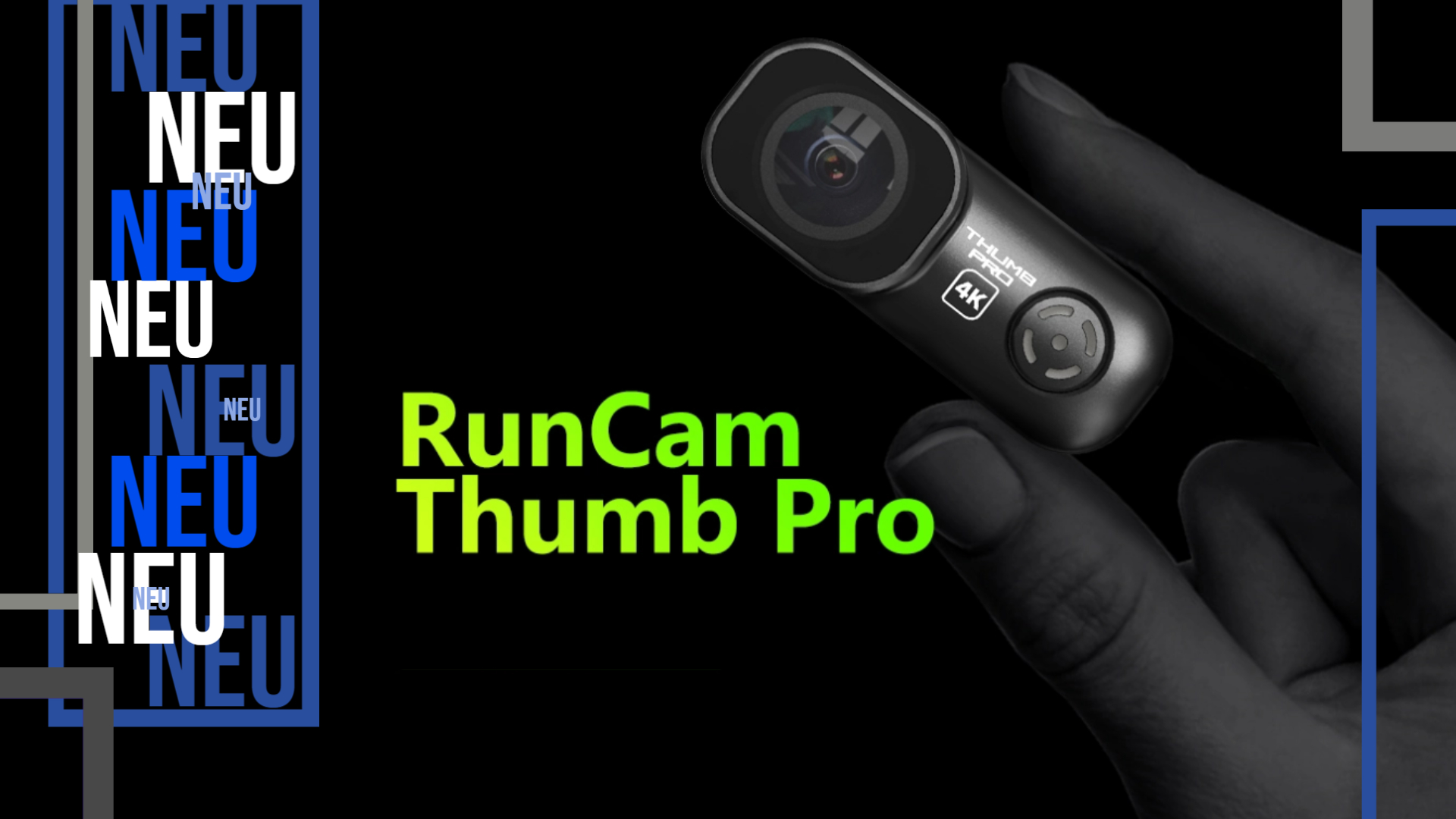 RunCam Thumb Pro, eine 16-Gramm-4K-Kamera mit Gyrodaten