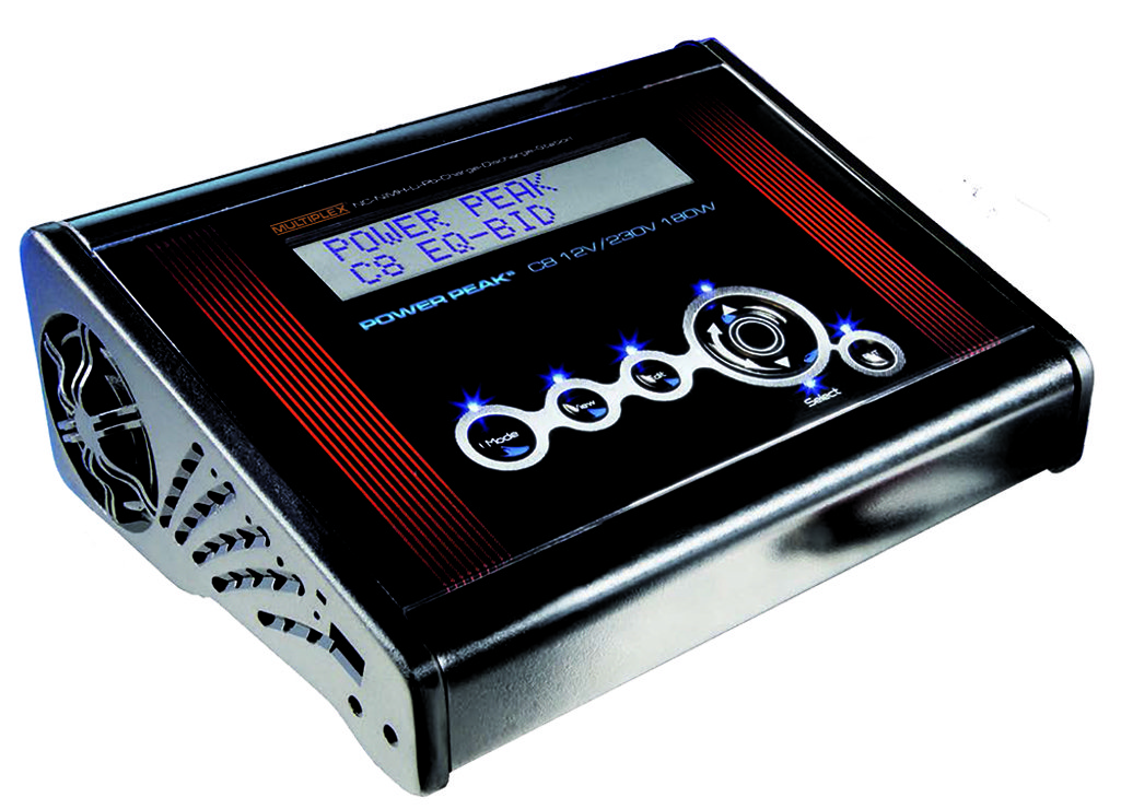 Multiplex POWER PEAK® C8 12V/230V 180W Ladegerät - Thumbnail 1