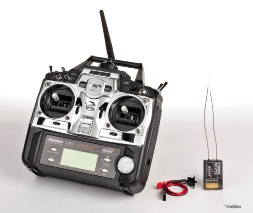 Futaba T7CP + R617FS 2.4GHz FASST - Thumbnail 1