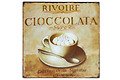KJ Collection metal sign Cioccolata 24 x 24cm