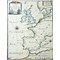 KJ Collection metal sign nostalgia world map 35 x 26cm