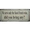 KJ Collection metal sign Eat Out 31 x 13cm