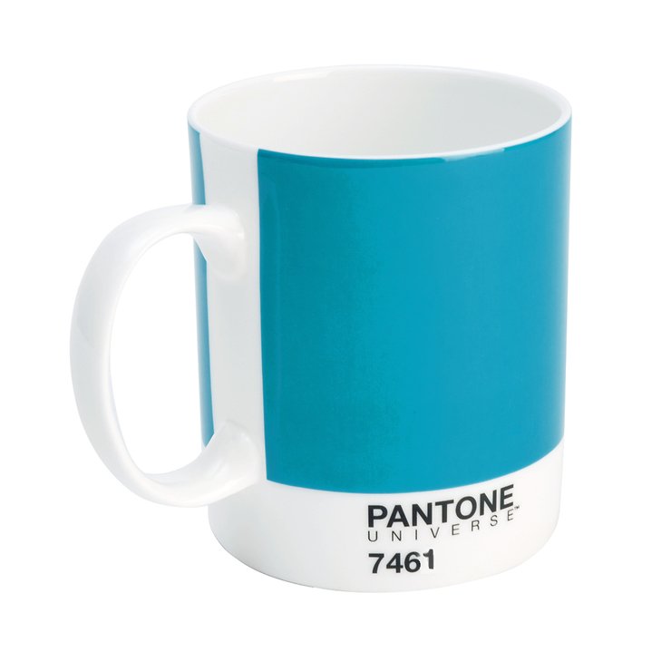 Pantone Universe Becher 375 ml Printers Blue 7461 Bone China - Pic 1