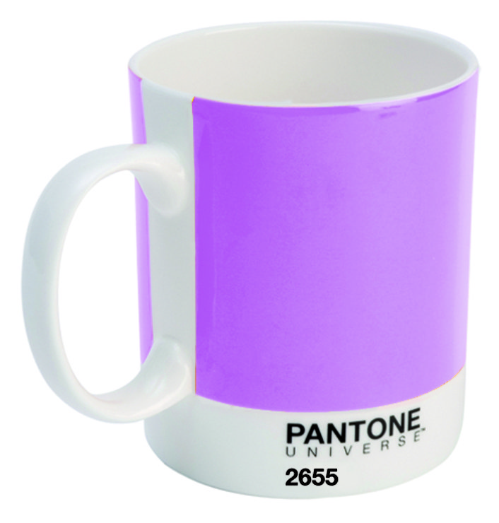 Pantone Universe Becher 375 ml Crocus 2655 Bone China - Pic 1