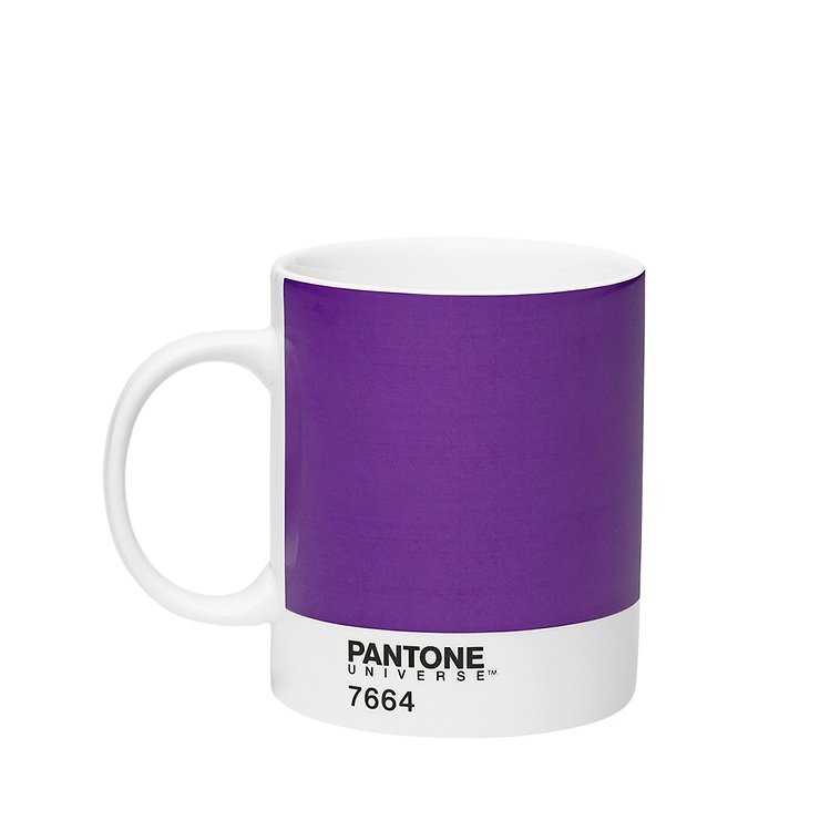 Pantone Universe Becher 375 ml Purple 7664 New Bone China - Pic 1