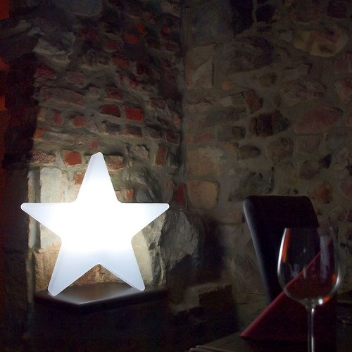 8Seasons Leuchtstern Shining Star 60cm weiß außen