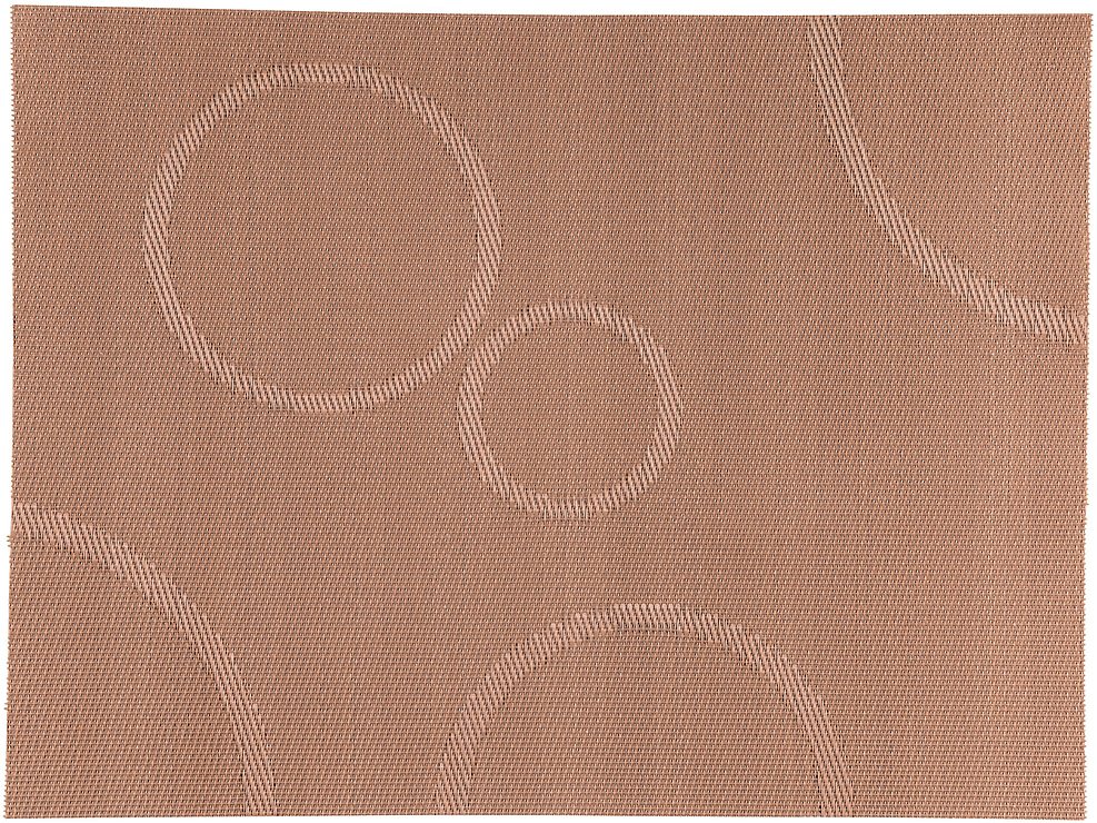 Zone placemat circles nougat 30 x 40cm - Pic 1