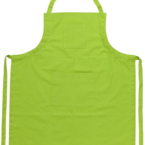 Zone cooking apron Confetti lime green