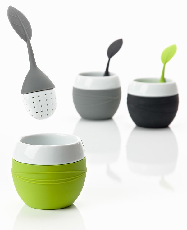 Zone Tee-Ei Confetti mit Silikongriff schwarz - Thumbnail 2