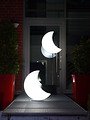 8Seasons Leuchtmond Shining Moon 40 x 60cm weiß außen - Thumbnail 4