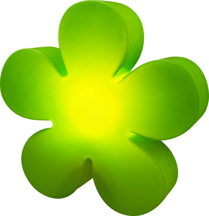 8Seasons Leuchtblume Shining Flower 60cm grün außen - Thumbnail 1