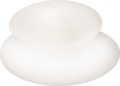 8Seasons Glowstone Shining Stone 39 x 22cm white outside - Thumbnail 5