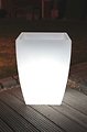 8Seasons Leuchtkübel Shining Pot eckig 40 x 60cm weiß außen - Thumbnail 7