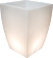 8Seasons Leuchtkübel Shining Pot eckig 40 x 60cm weiß außen - Thumbnail 3