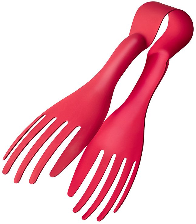 Zone salad tongs confetti red - Pic 1