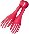 Zone salad tongs confetti red