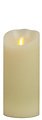 Luminara LED Kerze 8 x 17 cm elfenbein fernbedienbar Struktur - Thumbnail 1