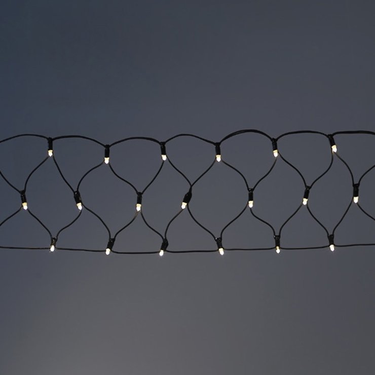 Sirius Lichternetz tech-line Balkon 105 LED warmweiß 230V 2,5 x 0,5m schwarz - Thumbnail 2