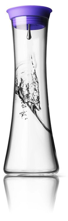 Menu Wasserkaraffe 0,8 l mit Deckel violett - Thumbnail 1