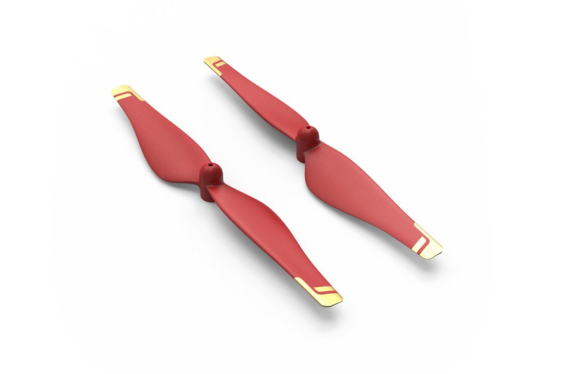 Ryze Tech Tello Iron Man Iron Man edizione Quick Release Propeller coppia 1x CW 1xCCW - Thumbnail 1