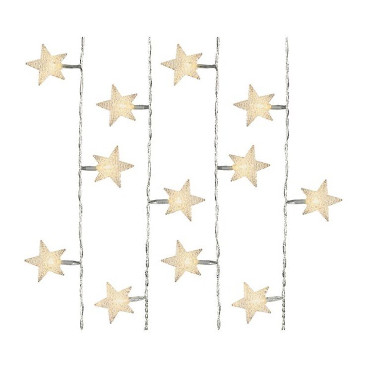 Kaemingk Lichterkette Acrylsterne 40 LED Innen 4m transparent - Thumbnail 3