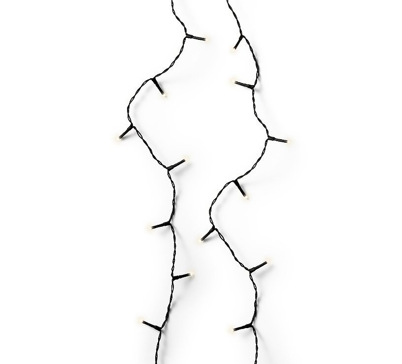 Kaemingk Lumineo luces de hadas Basic con dimmer 40 LED blanco cálido 3 m negro - Thumbnail 5