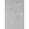 Cadena de luz Kaemingk con regulador de intensidad 80 LED blanco cálido exterior 6m transparente