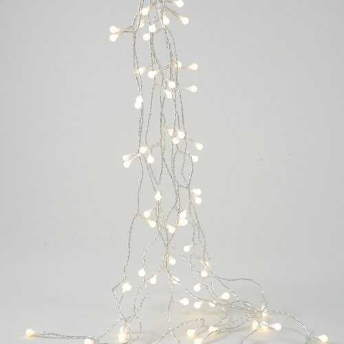 Kaemingk Lichterkette Bündel Kirsche 81 LED transparent 100cm außen