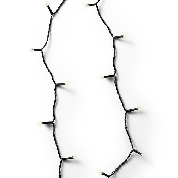 Lumineo Durawise LED-Lichterkette Basic Twinkle 192 LED warmweiß außen 14,3 m batteriebetrieben schwarz - Thumbnail 3