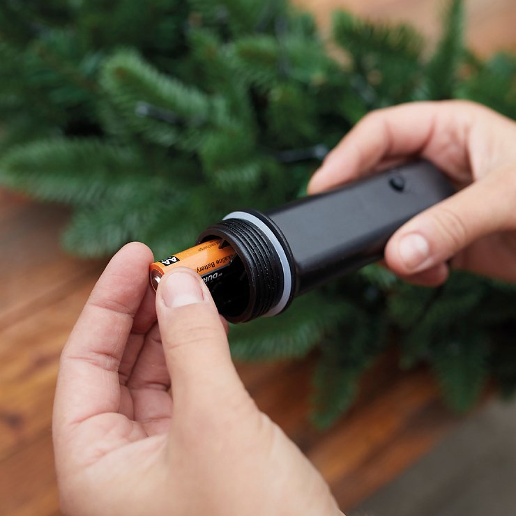 Kaemingk Lumineo wróżki Ricelight 96 LED 7.1m zasilany bateryjnie czarny na zewnątrz - Thumbnail 3