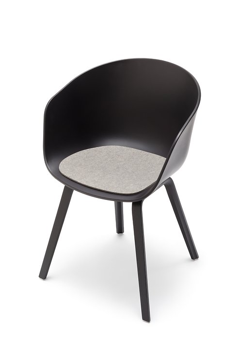 Hey-Sign Sitzauflage About A Chair Filz rot Antirutsch - Thumbnail 2