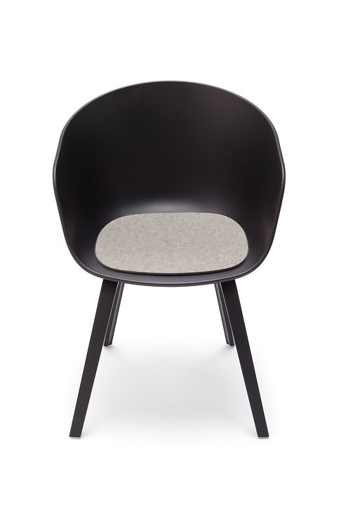 Hey-Sign Sitzauflage About A Chair Filz rot Antirutsch - Thumbnail 3