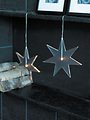 Sirius LED Pendant Luisa Star 25 cm acrylic clear - Thumbnail 1
