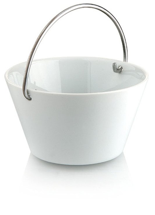 Eva Solo Schüssel mit Henkel Porzellan 0,5 l weiß - Thumbnail 2