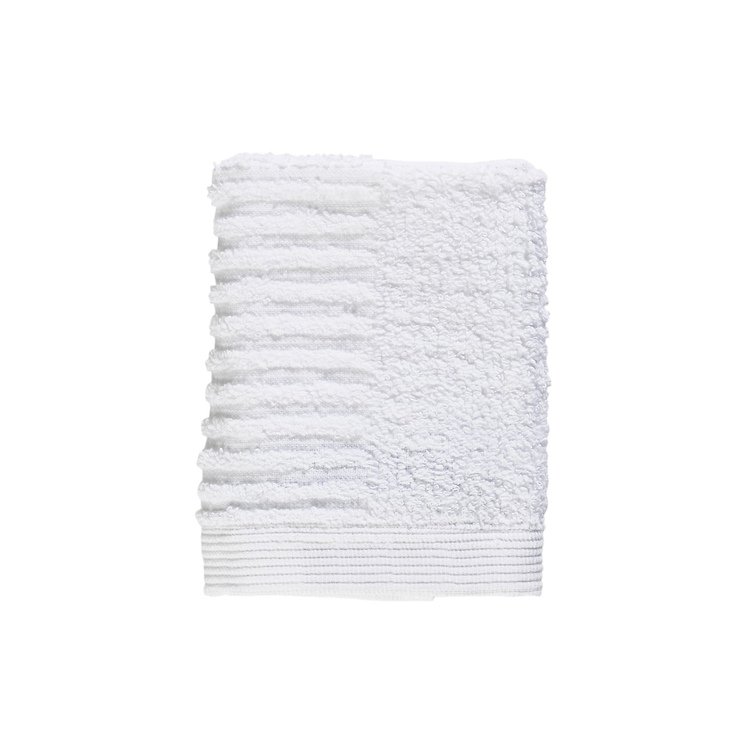 Gant de toilette Zone Classic 30x30cm blanc - Pic 1