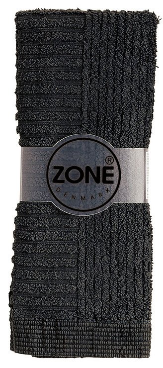Zone Handtuch Waschlappen Classic 30x30cm schwarz - Pic 1