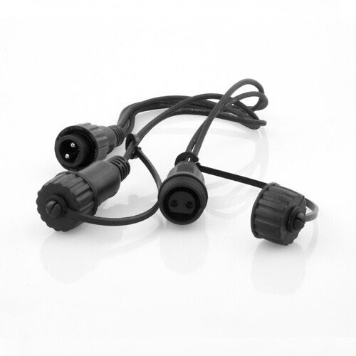 Sirius Tech-Line Lichterketten Verteiler 2-Arm 230V schwarz