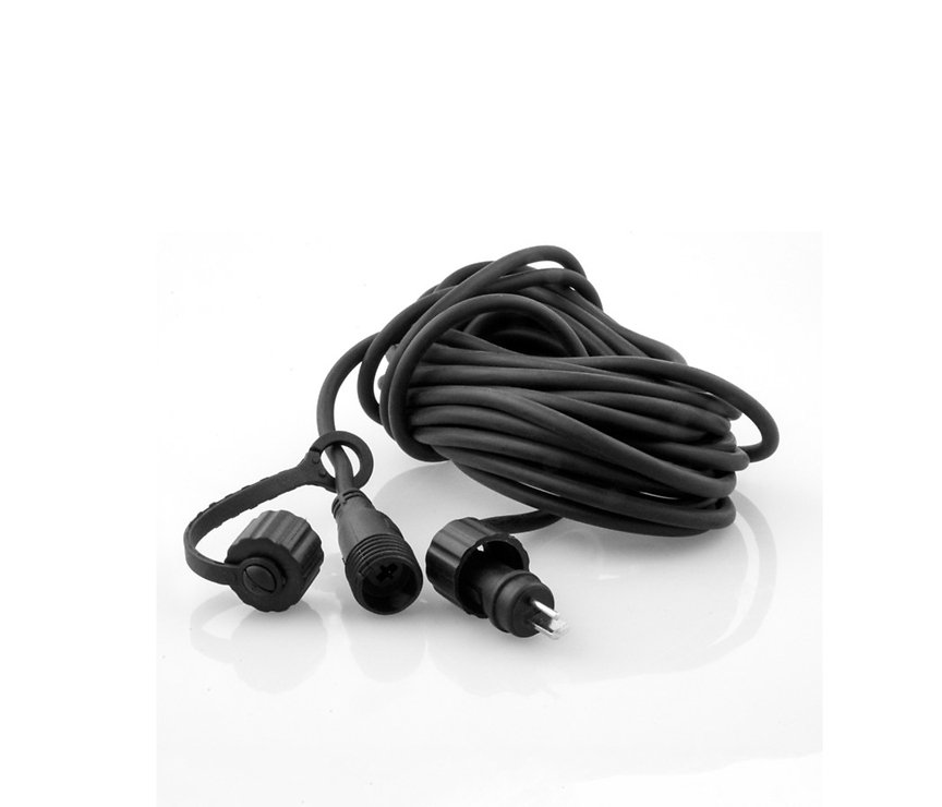 Cadenas de luces Sirius Extensión de la línea técnica 10m 230V negro - Thumbnail 1