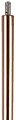 Zone Gartenfackel WASHINGTON copper shiny 160cm - Thumbnail 1