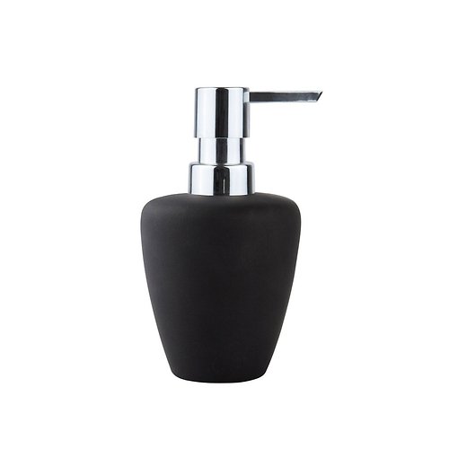 Zone soap dispenser Confetti Soft black matt