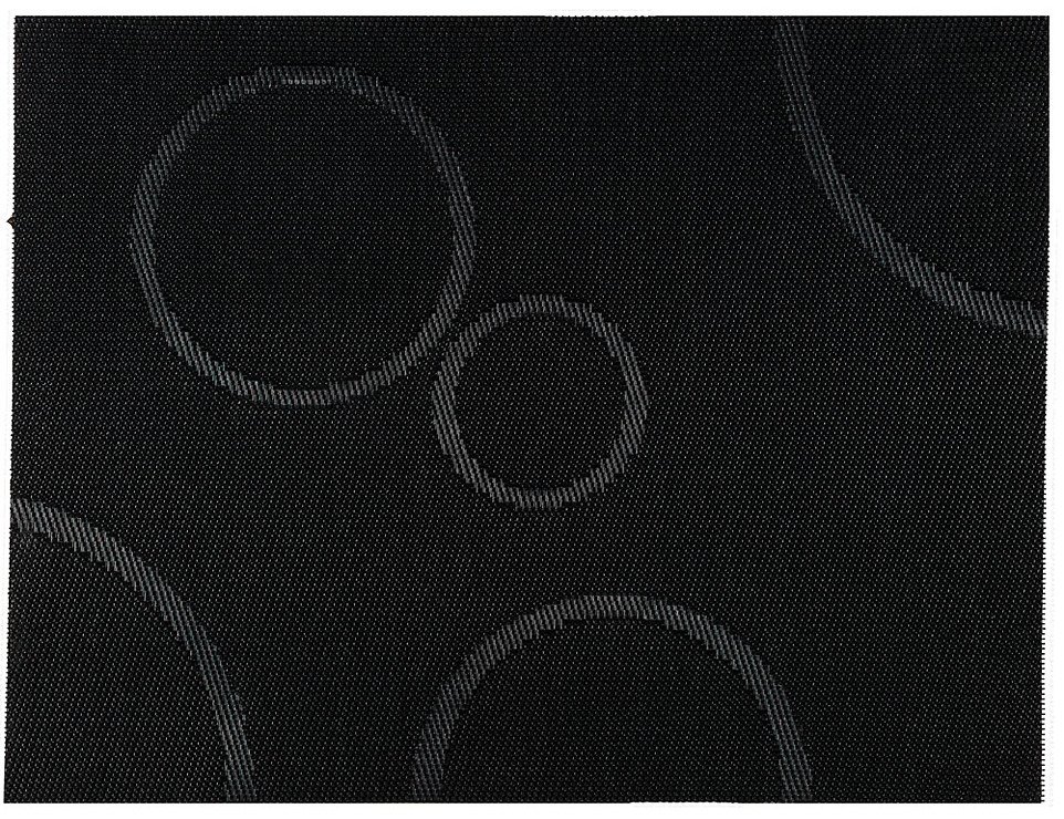 Zone Tischset Confetti mit Kreisen schwarz 30 x 40cm - Pic 1