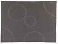 Zone Tischset Confetti mit Kreisen grau 30 x 40cm