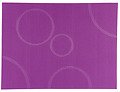 Zone Tischset Confetti mit Kreisen lila 30 x 40cm
