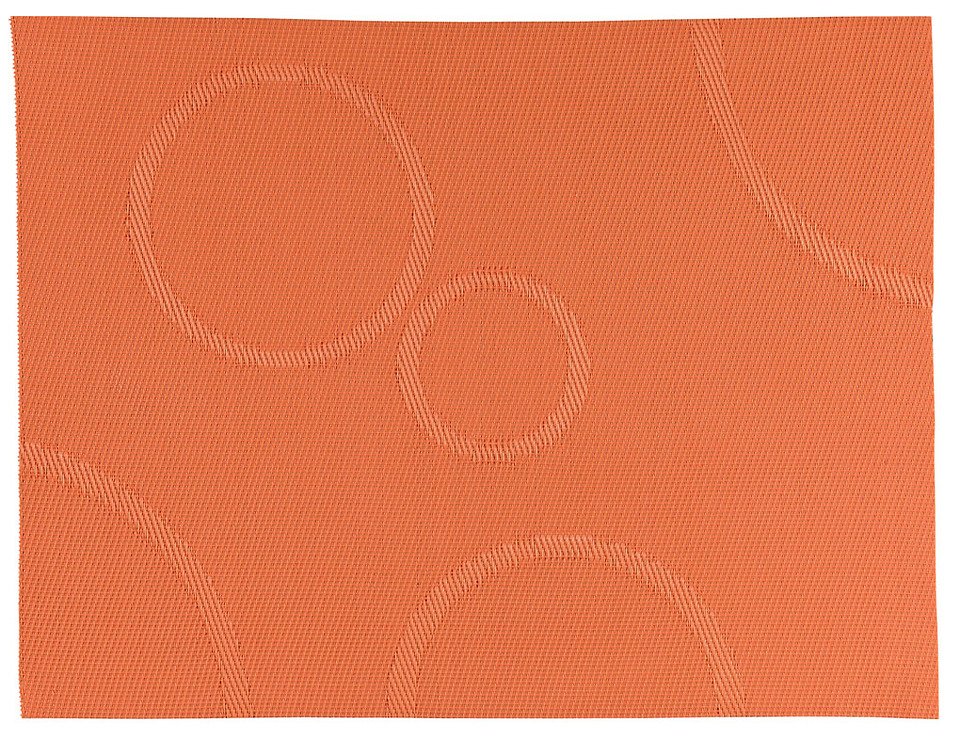 Zone Tischset Confetti mit Kreisen orange 30 x 40cm - Pic 1