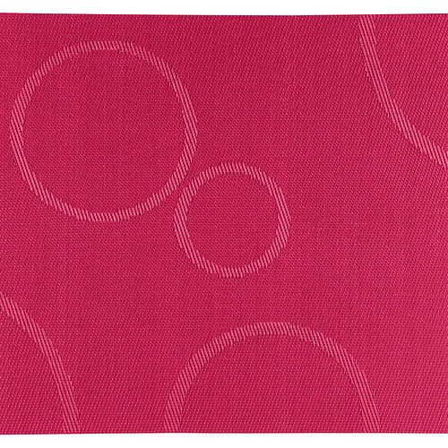 Zone place mat Confetti with circles raspberry 30 x 40cm