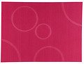Zone placemat confetti with circles raspberry 30 x 40cm