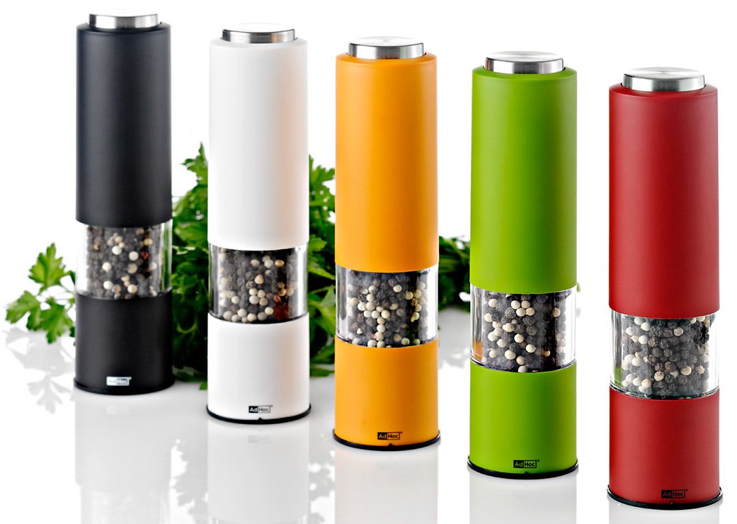 AdHoc Pfeffer- und Salzmühle Tropica rot elektrisch - Thumbnail 3